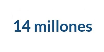 14 millones